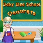 Baby Elsa School Decorate